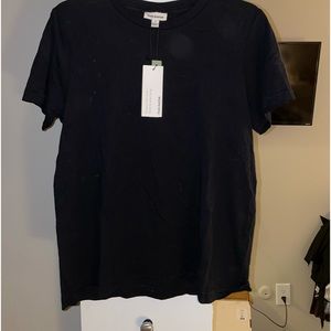Frank & oak black relaxed tee!